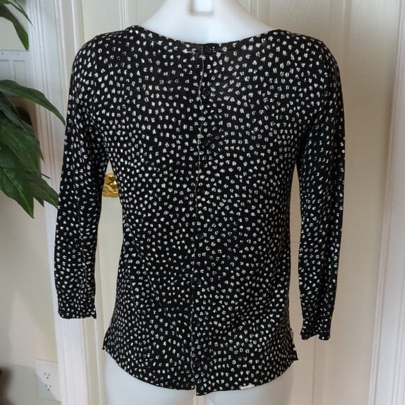 Loft Women's Button Down Back Long Sleeve Knit Top Size XXS - Picture 4 of 7